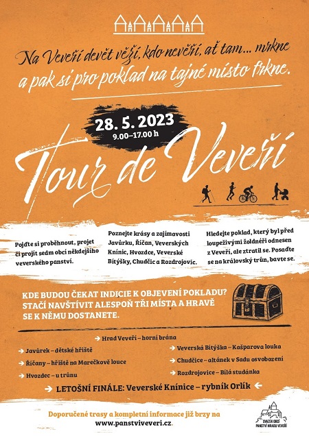 Tour de Veveri 2023 plakat kopie