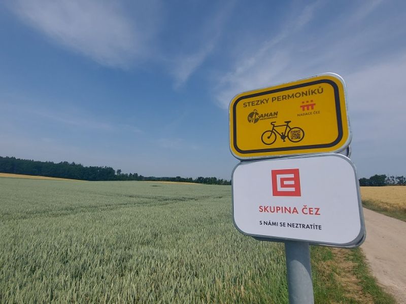 Bloudění nehrozí. Cyklostezka permoníků má nové značení