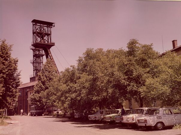 Důl Antonín ve Zbýšově - snímek z 80. let