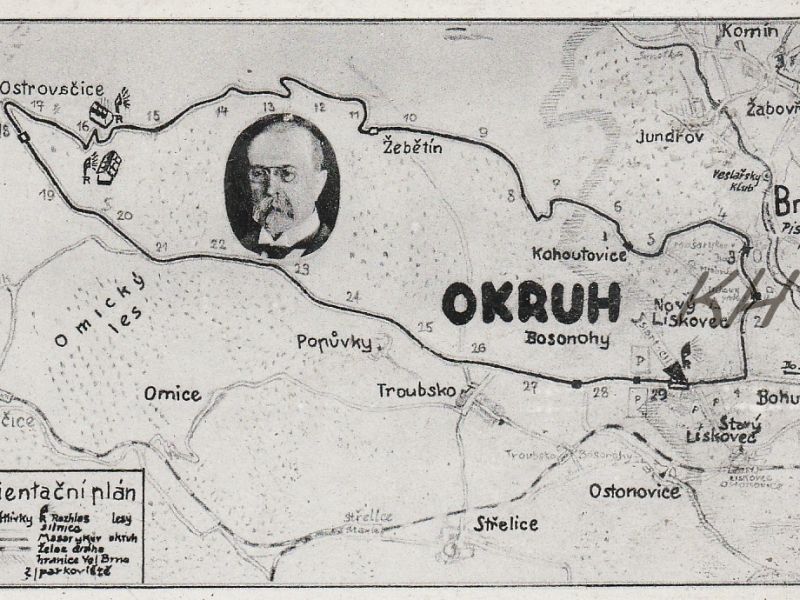 Masarykův okruh, legenda. Prvních sedm let jezdily závodničky i Ostrovačicemi